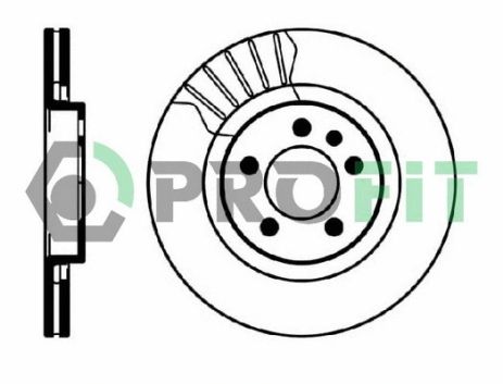 Диск тормозной VW GOLF, SKODA OCTAVIA, AUDI A3, PROFIT (50100928)