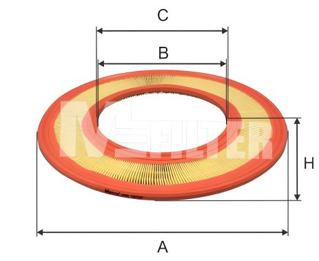 Воздушный фильтр для BMW 7, M-FILTER (A382)