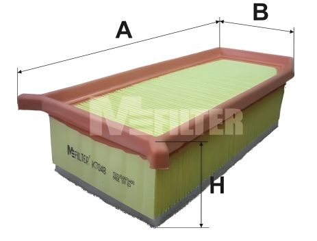 Повітряний фільтр RENAULT CAPTUR, DACIA LOGAN, DACIA DOKKER, M-FILTER (K7048) Повітряний фільтр RENAULT CAPTUR, DACIA LOGAN, DACIA DOKKER, M-FILTER (K7048)