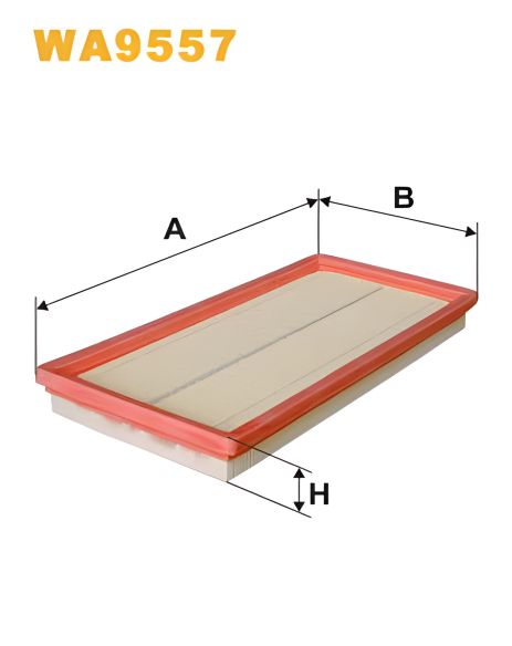 Воздушный фильтр для FIAT 500/PANDA, WIX FILTERS (WA9557)