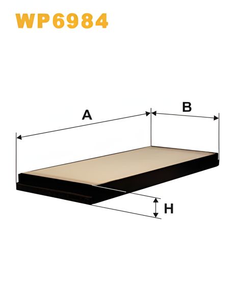 Салону фільтр VW LT, MERCEDES-BENZ SPRINTER, WIXFILTRON (WP6984) Салону фільтр VW LT, MERCEDES-BENZ SPRINTER, WIXFILTRON (WP6984)