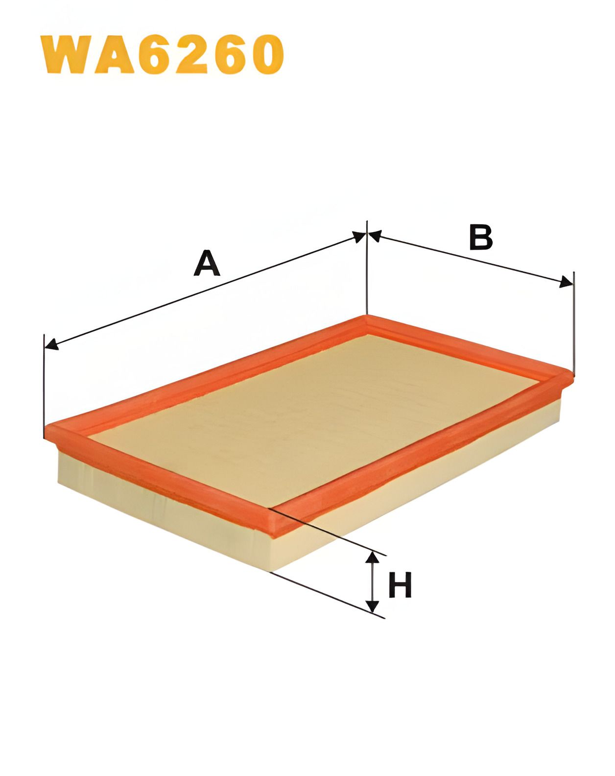 Повітряний фільтр для BMW 5 від WIXFILTRON (WA6260) Повітряний фільтр для BMW 5 від WIXFILTRON (WA6260)