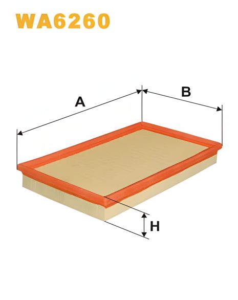 Повітряний фільтр для BMW 5 від WIXFILTRON (WA6260)