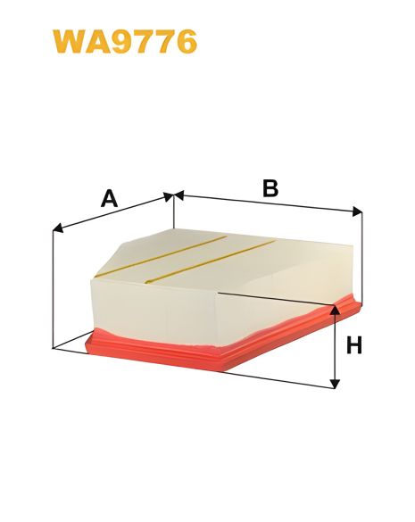 Повітряний фільтр WIXFILTRON AUDI A1, SEAT IBIZA (WA9776) Повітряний фільтр WIXFILTRON AUDI A1, SEAT IBIZA (WA9776)