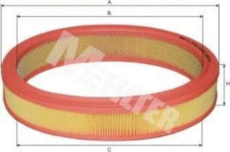 Фільтр повітряний FORD ESCORT, FORD FIESTA, FORD ORION, M-FILTER (A251)