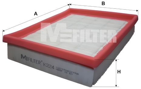 Повітряний фільтр PEUGEOT 206, CITROËN XSARA, M-FILTER (K224) Повітряний фільтр PEUGEOT 206, CITROËN XSARA, M-FILTER (K224)
