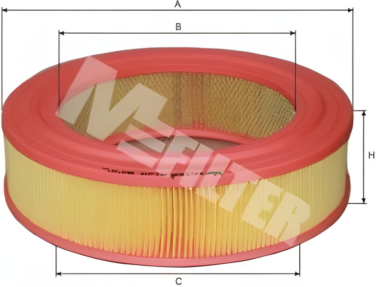 Повітряний фільтр GAZ GAZELLE, MERCEDES-BENZ T1/TN, M-FILTER (A129) Повітряний фільтр GAZ GAZELLE, MERCEDES-BENZ T1/TN, M-FILTER (A129)