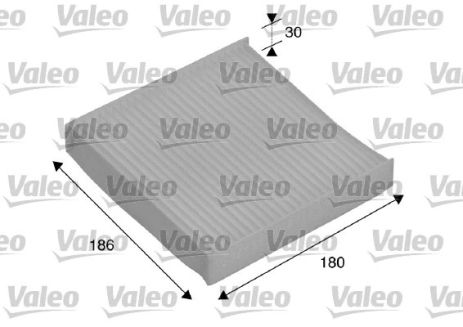 Фільтр салону DAIHATSU CUORE, FIAT SEDICI, VALEO (698886)