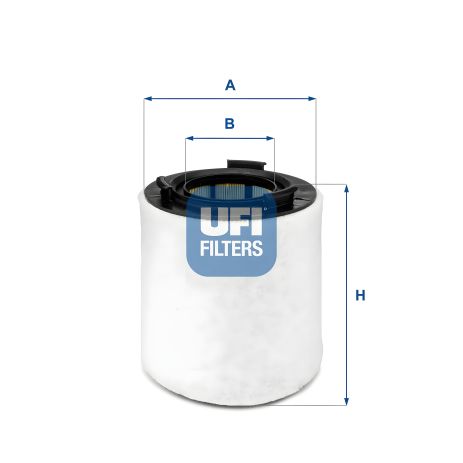 Фильтр воздушный VW POLO V, SKODA RAPID 1.2-1.4 TSI, 1.6 TDI 09-, UFI (2762100)