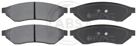 Гальмівних колодок комплект, дискове гальмо DODGE RAM, CHEVROLET EPICA, ABS (37438)