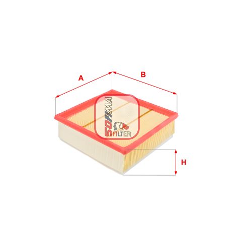 OPEL COMBO, ALFA ROMEO, FIAT DOBLO повітряний фільтр, SOFIMA (S3297A)