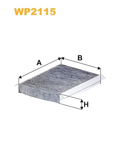 Салонный фильтр JEEP COMPASS, FIAT 500X, WIXFILTRON (WP2115)