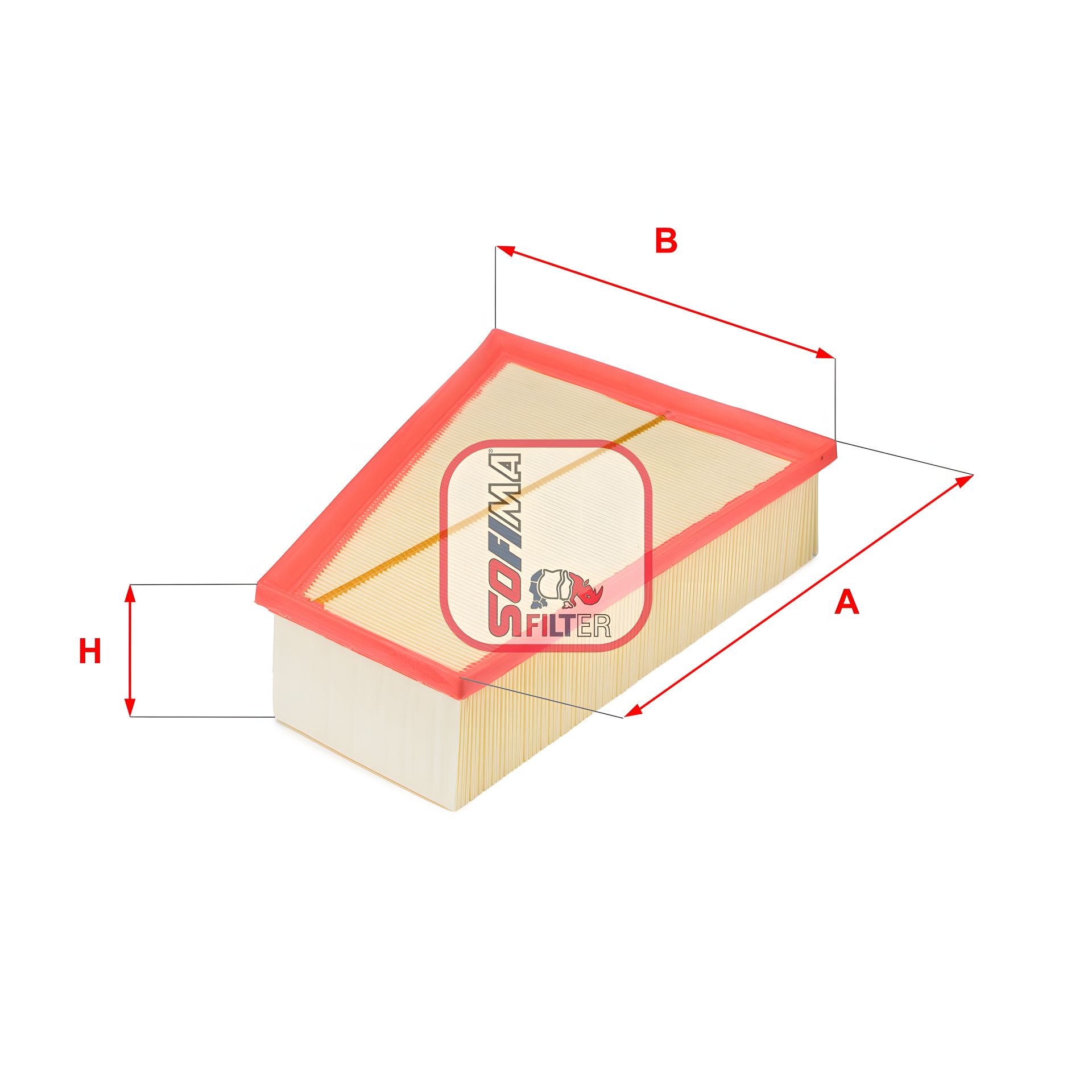 Повітряний фільтр FORD S-MAX, VOLVO V70, VOLVO S80, SOFIMA (S3331A) Повітряний фільтр FORD S-MAX, VOLVO V70, VOLVO S80, SOFIMA (S3331A)