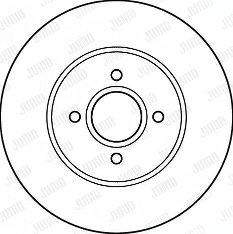 Гальмівний диск FORD FOCUS, JURID (562206JC)