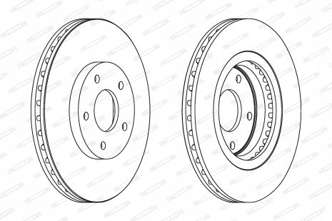 Гальмівний диск NISSAN X-TRAIL, RENAULT KOLEOS, FERODO (DDF1589) Гальмівний диск NISSAN X-TRAIL, RENAULT KOLEOS, FERODO (DDF1589)