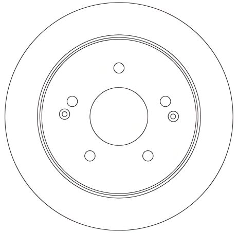 Тормозной диск TRW (DF6879S) для SSANGYONG KORANDO, ACTYON Тормозной диск TRW (DF6879S) для SSANGYONG KORANDO, ACTYON