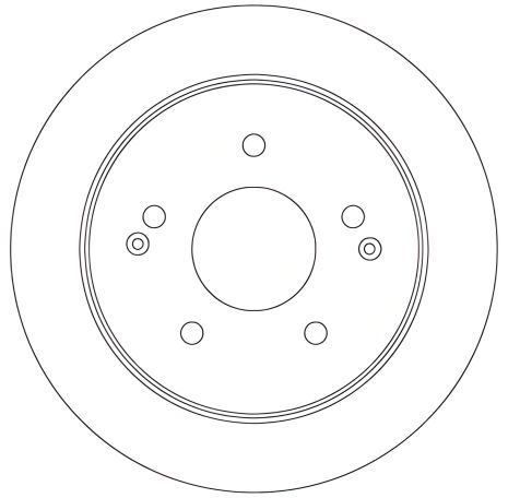 Тормозной диск TRW (DF6879S) для SSANGYONG KORANDO, ACTYON Тормозной диск TRW (DF6879S) для SSANGYONG KORANDO, ACTYON