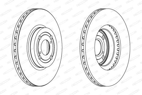 Гальмівний диск TOYOTA COROLLA, TOYOTA MATRIX, FERODO (DDF1461C) Гальмівний диск TOYOTA COROLLA, TOYOTA MATRIX, FERODO (DDF1461C)
