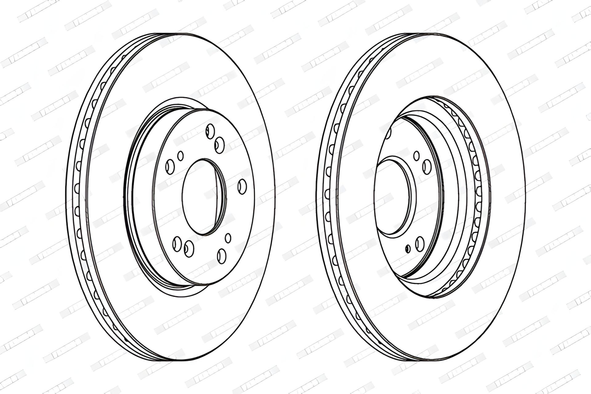 Гальмівний диск HONDA CIVIC, HONDA FR-V, HONDA STREAM, FERODO (DDF1539C) Гальмівний диск HONDA CIVIC, HONDA FR-V, HONDA STREAM, FERODO (DDF1539C)