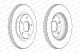 Диск тормозной NISSAN PULSAR, NISSAN JUKE, NISSAN BLUEBIRD, FERODO (DDF2100C)