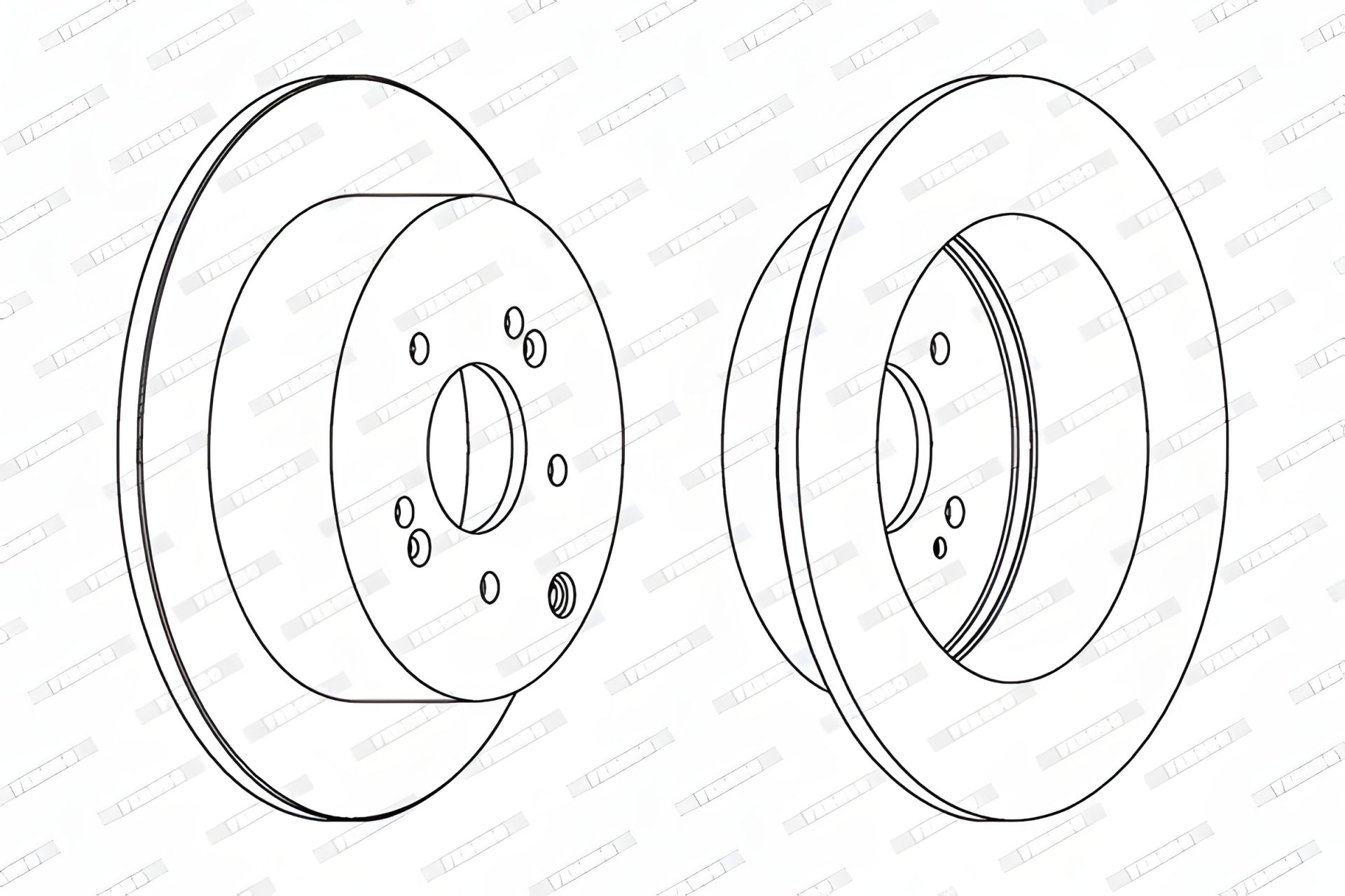 Гальмівний диск HYUNDAI SANTA, FERODO (DDF1671C) Гальмівний диск HYUNDAI SANTA, FERODO (DDF1671C)