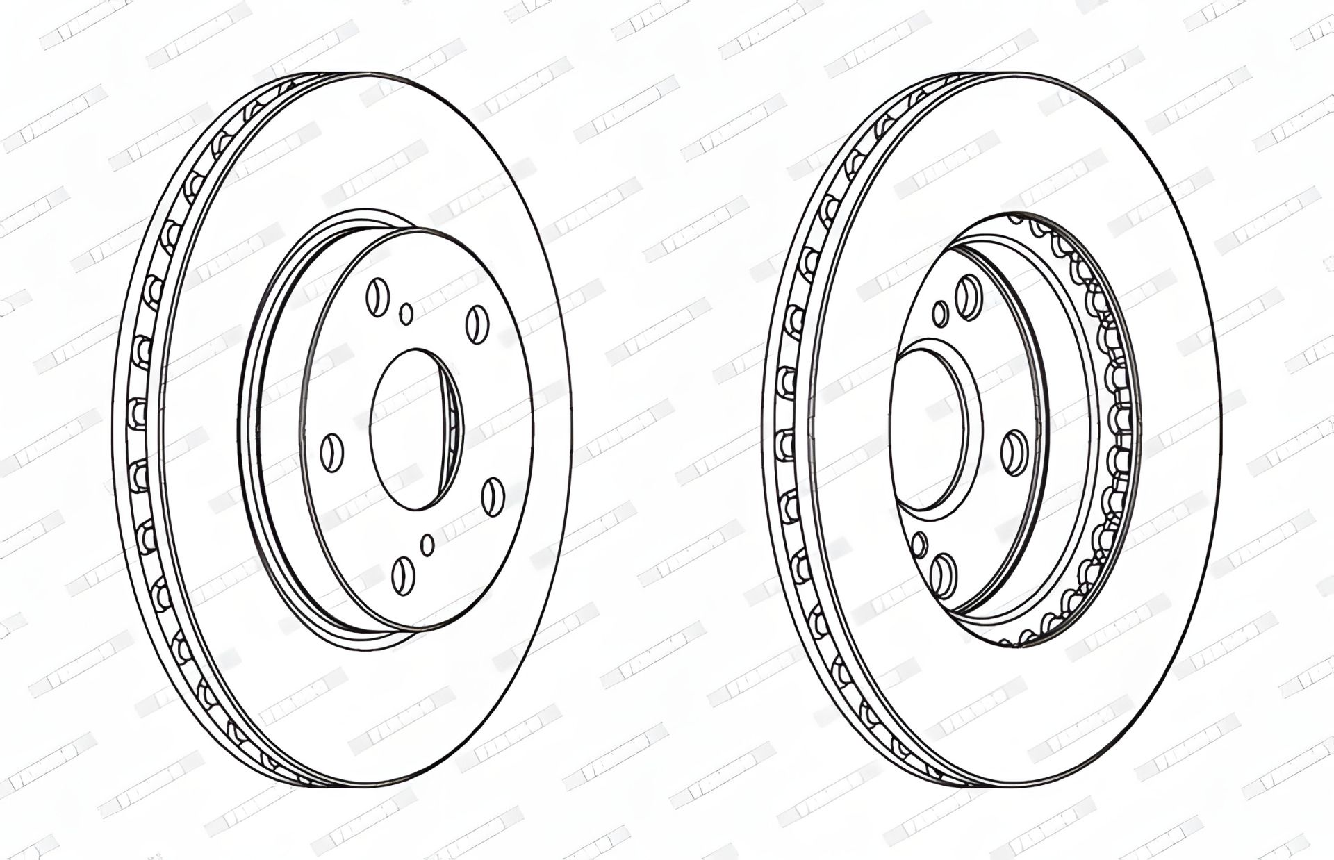 Гальмівний диск TOYOTA COROLLA, TOYOTA AURIS, FERODO (DDF1789C) Гальмівний диск TOYOTA COROLLA, TOYOTA AURIS, FERODO (DDF1789C)