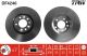 Диск гальмівний OPEL MERIVA, SAAB 9-5, SAAB 9-3, TRW (DF4246)