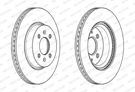 Диск тормозной HYUNDAI i20, KIA RIO, FERODO (DDF2186C)