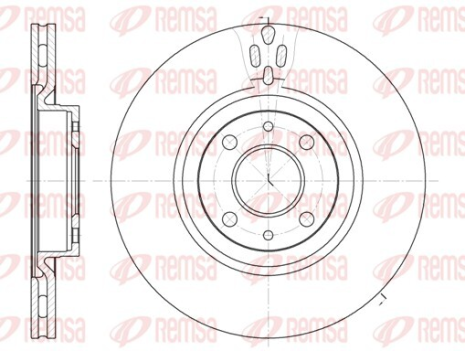 Диск гальмівний LANCIA MUSA, ALFA ROMEO, FIAT IDEA, REMSA (631611)