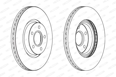 Гальмівний диск для LAND ROVER, VOLVO V40, FORD TOURNEO, від FERODO (DDF1225) Гальмівний диск для LAND ROVER, VOLVO V40, FORD TOURNEO, від FERODO (DDF1225)