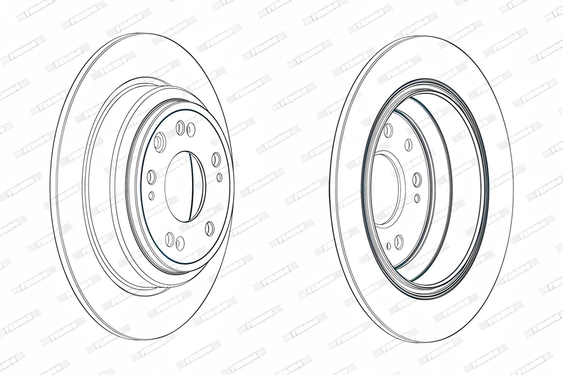 Гальмівний диск ACCORD HONDA, FERODO (DDF1778C) Гальмівний диск ACCORD HONDA, FERODO (DDF1778C)