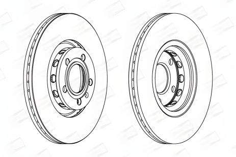 Гальмівний диск SEAT EXEO, SKODA SUPERB, VW PASSAT, CHAMPION (561548CH)