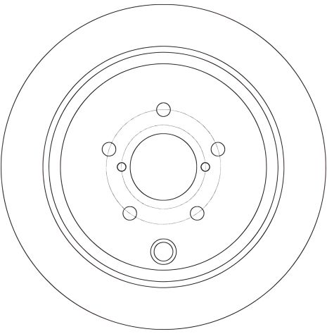 Гальмівний диск TOYOTA GT, SUBARU LEGACY, SUBARU BRZ, TRW (DF6306)