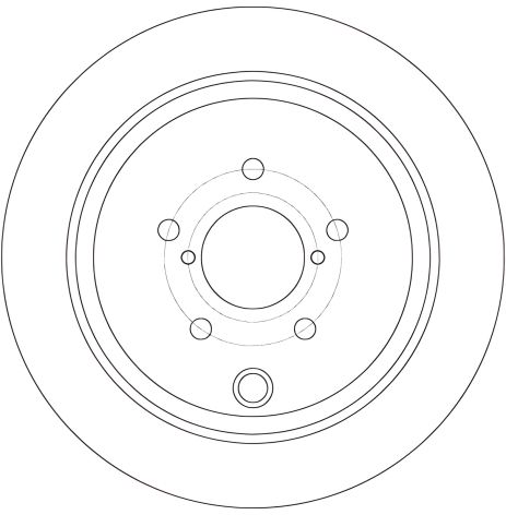 Гальмівний диск TOYOTA GT, SUBARU LEGACY, SUBARU BRZ, TRW (DF6306)