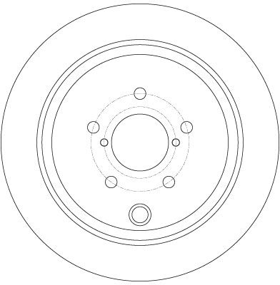 Диск тормозной TOYOTA GT, SUBARU LEGACY, SUBARU BRZ, TRW (DF6306)