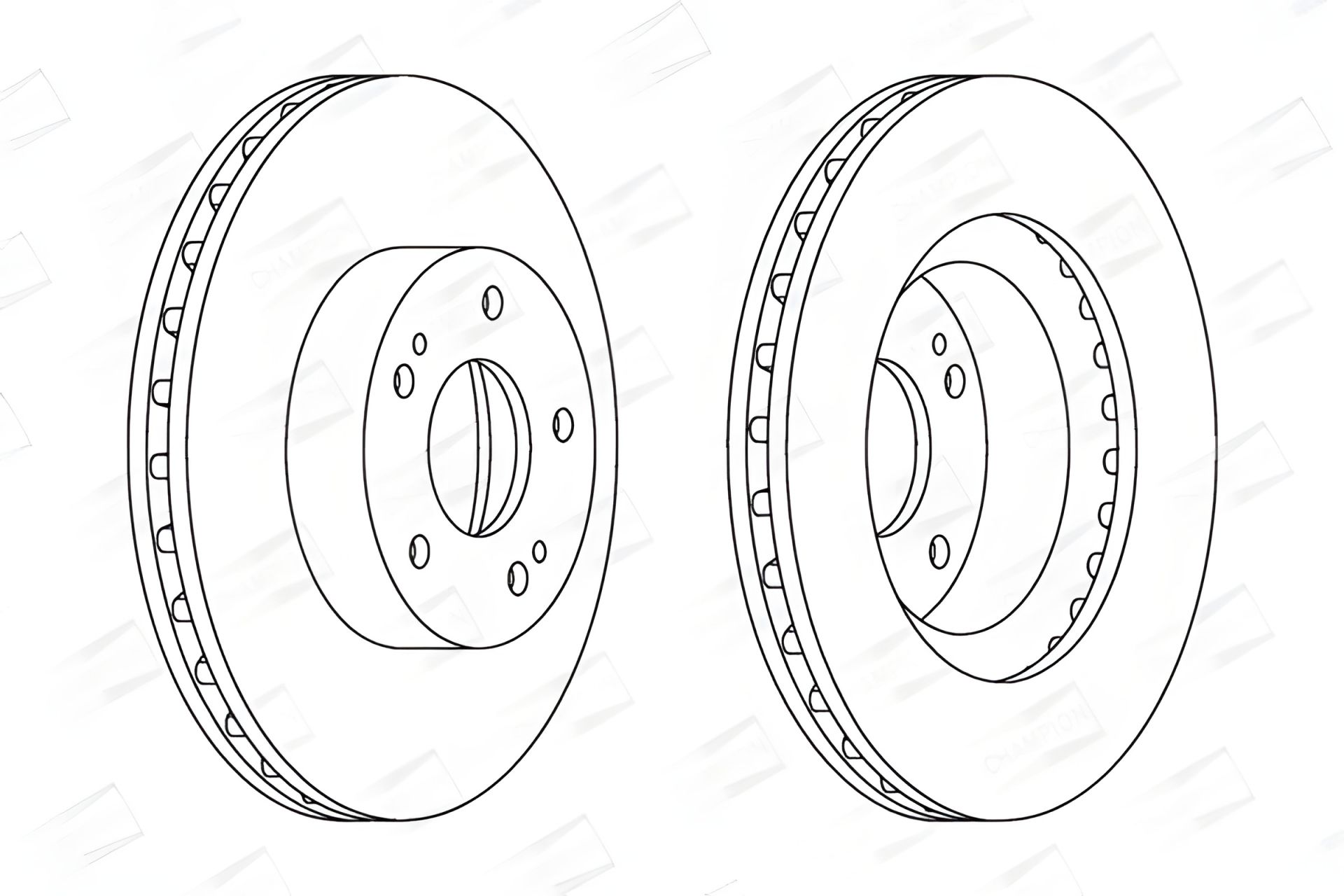 Гальмівний диск MITSUBISHI GRANDIS, CHAMPION (562873CH) Гальмівний диск MITSUBISHI GRANDIS, CHAMPION (562873CH)