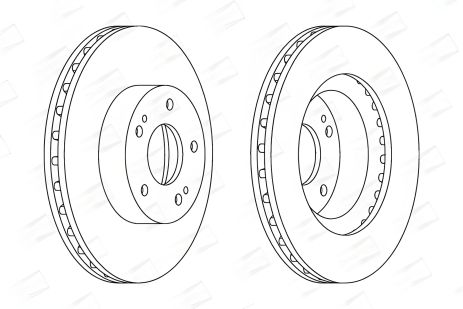 Тормозной диск MITSUBISHI GRANDIS, CHAMPION (562873CH) Тормозной диск MITSUBISHI GRANDIS, CHAMPION (562873CH)