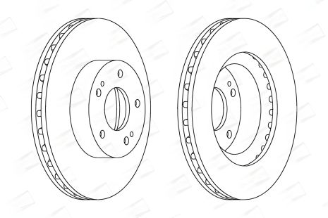 Тормозной диск MITSUBISHI GRANDIS, CHAMPION (562873CH) Тормозной диск MITSUBISHI GRANDIS, CHAMPION (562873CH)