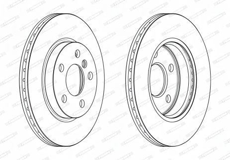 Диск тормозной BMW 2, MINI MINI, FERODO (DDF2651C) Диск тормозной BMW 2, MINI MINI, FERODO (DDF2651C)