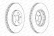 Диск тормозной AUDI A5, AUDI A4, AUDI Q5, FERODO (DDF1664)