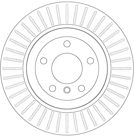 Тормозной диск для BMW 5, TRW (DF6299)