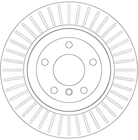 Тормозной диск для BMW 5, TRW (DF6299)