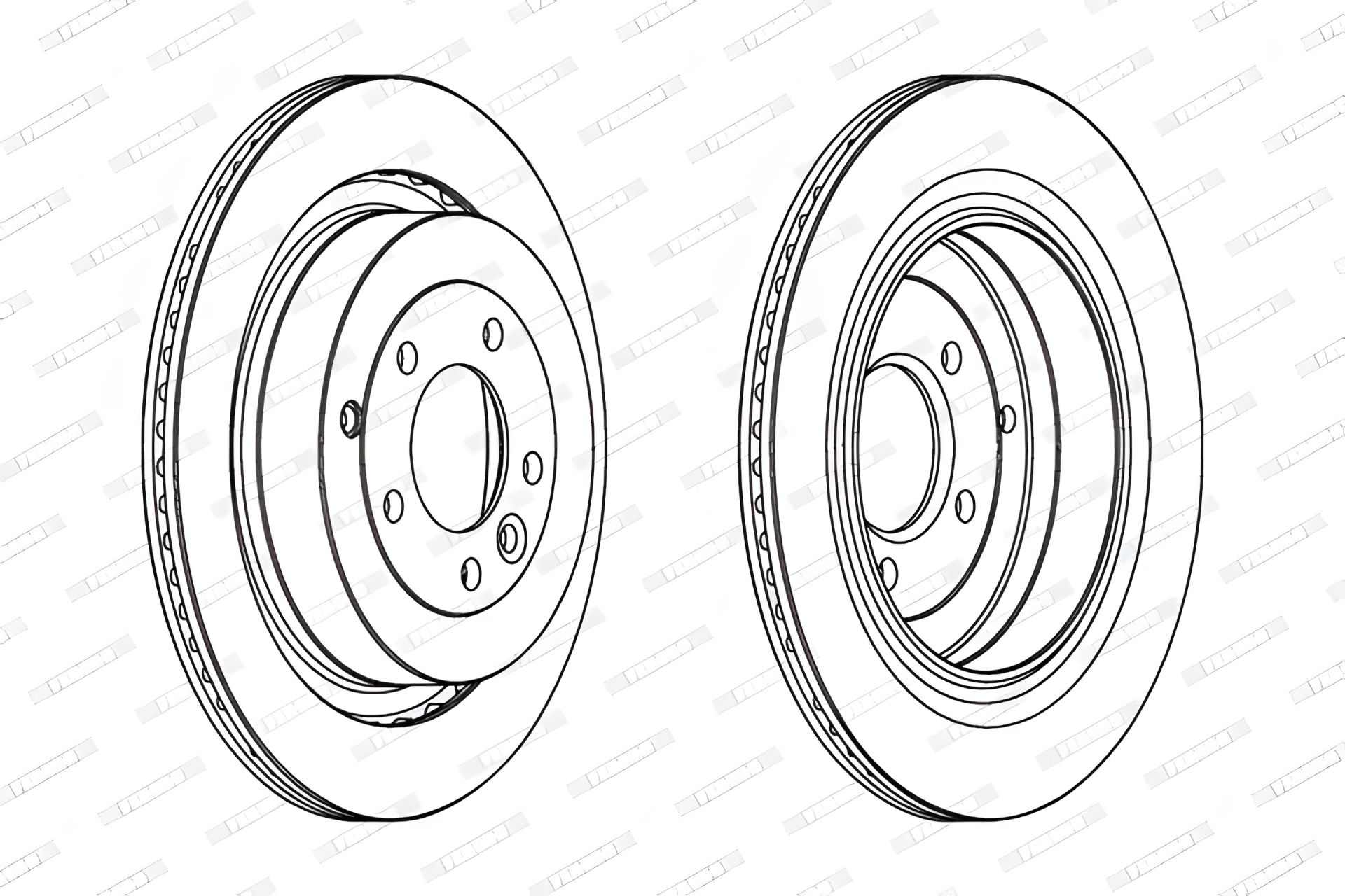 Диск гальмівний LAND ROVER, FERODO Диск гальмівний LAND ROVER, FERODO