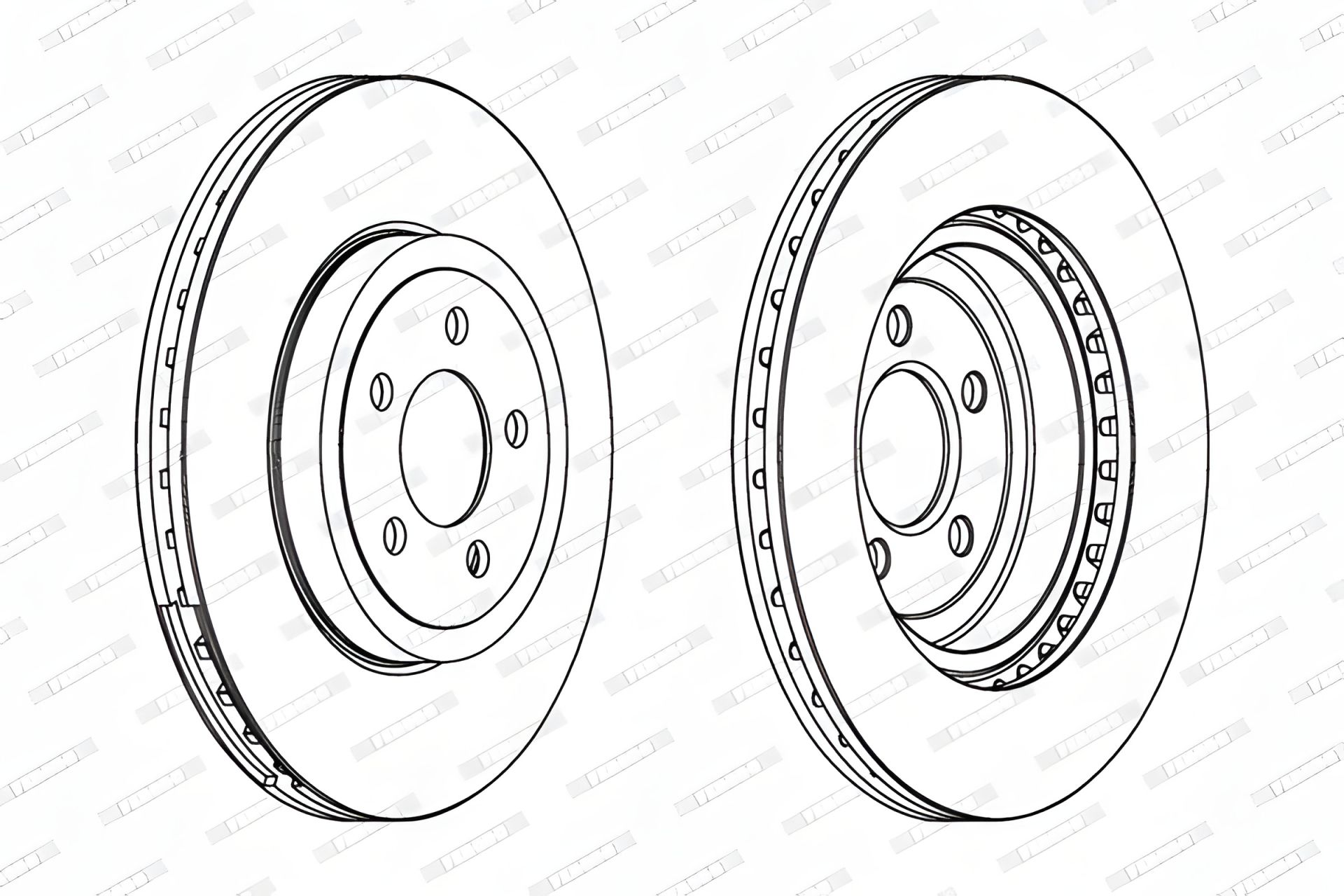 Гальмівний диск LANCIA THEMA, CHRYSLER 300C, FERODO (DDF1765C1) Гальмівний диск LANCIA THEMA, CHRYSLER 300C, FERODO (DDF1765C1)