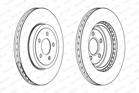 Гальмівний диск LANCIA THEMA, CHRYSLER 300C, FERODO (DDF1765C1) Гальмівний диск LANCIA THEMA, CHRYSLER 300C, FERODO (DDF1765C1)