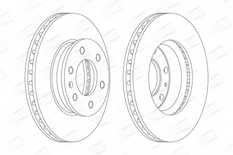 Гальмівний диск MERCEDES-BENZ SPRINTER, VW CRAFTER, MERCEDES-BENZ eSPRINTER, CHAMPION 569136CH Гальмівний диск MERCEDES-BENZ SPRINTER, VW CRAFTER, MERCEDES-BENZ eSPRINTER, CHAMPION 569136CH