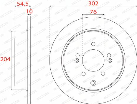 Гальмівний диск KIA SPORTAGE, HYUNDAI TUCSON, HYUNDAI ix35, FERODO (DDF2772C) Гальмівний диск KIA SPORTAGE, HYUNDAI TUCSON, HYUNDAI ix35, FERODO (DDF2772C)