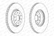 Диск гальмівний CUPRA LEON, SEAT TARRACO, AUDI A3, FERODO (DDF1305C)