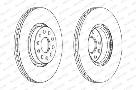 ΠΠΈΡΠΊ ΡΠΎΡΠΌΠΎΠ·Π½ΠΎΠΉ CUPRA LEON, SEAT TARRACO, AUDI A3, FERODO (DDF1305C) ΠΠΈΡΠΊ ΡΠΎΡΠΌΠΎΠ·Π½ΠΎΠΉ CUPRA LEON, SEAT TARRACO, AUDI A3, FERODO (DDF1305C)