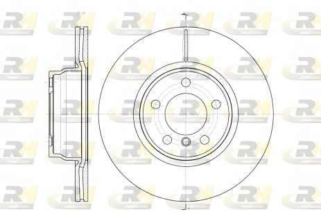 Диск тормозной BMW 4, BMW 3, BMW 2, ROAD HOUSE (6145210)